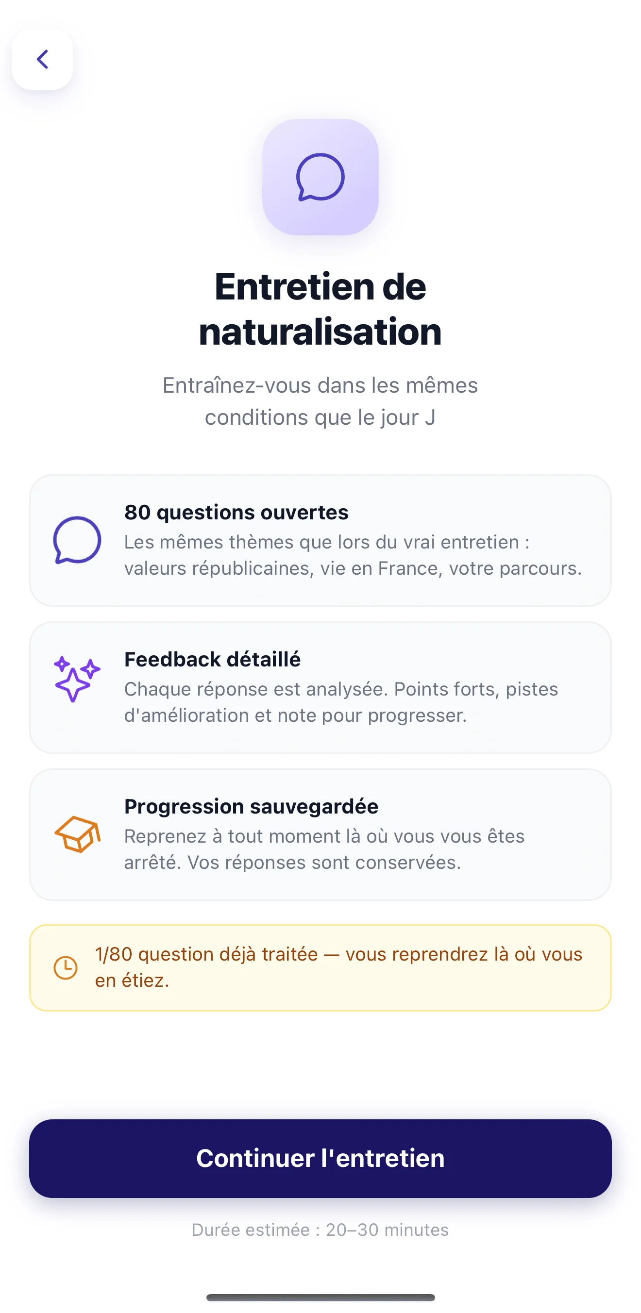 Révisions, question