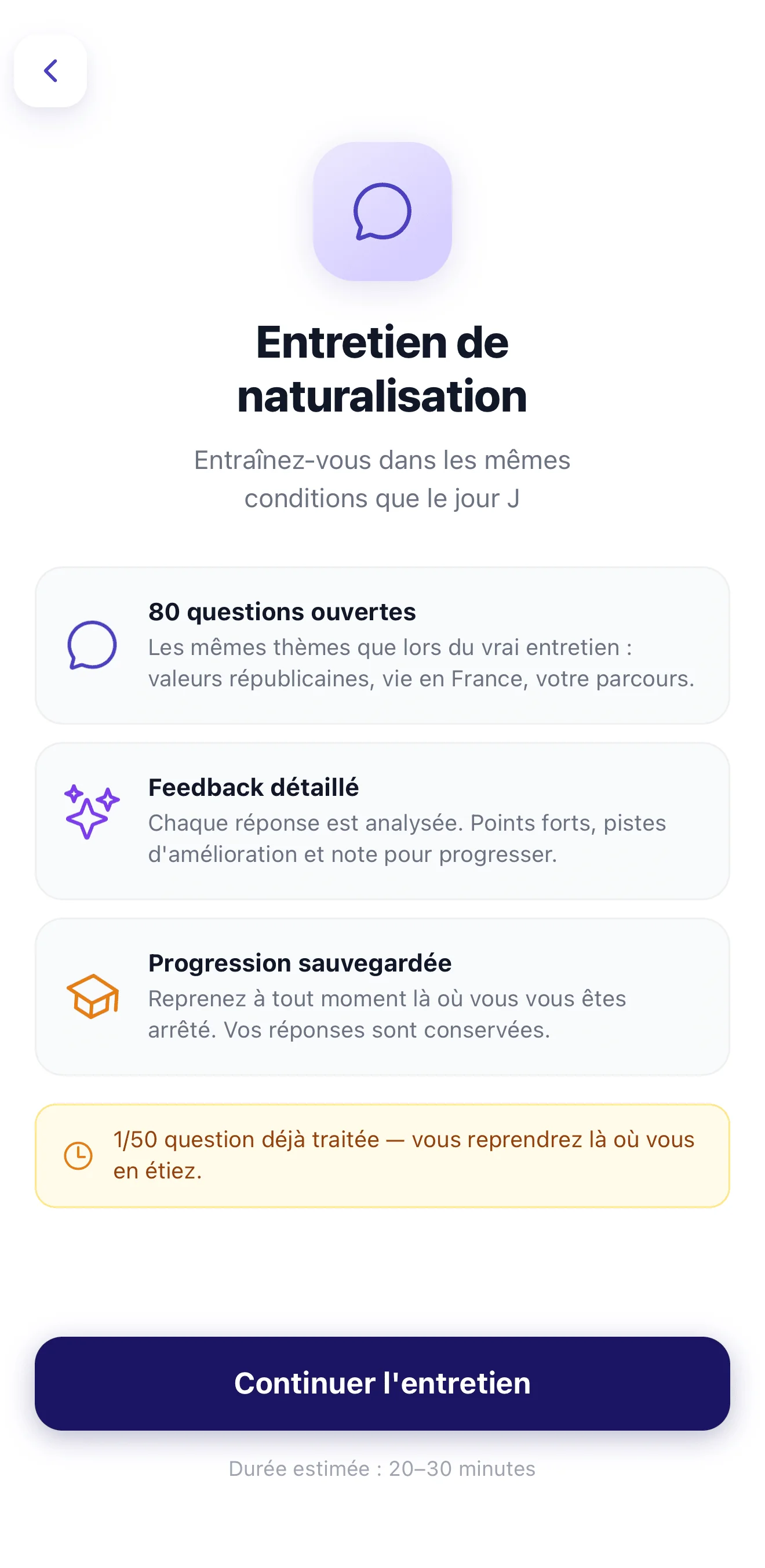 Révisions, progression